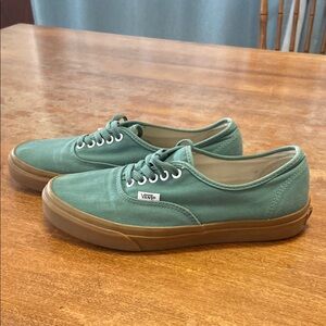 Vans Green Canvas Sneakers